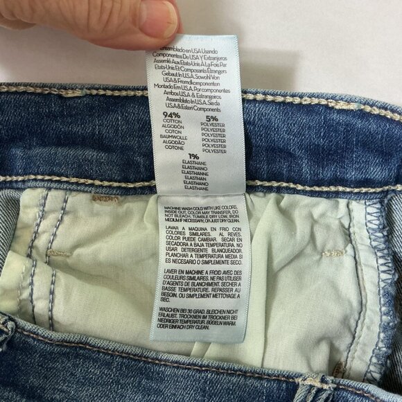 Mother The Hustler Ankle Fray Healing Jar Jeans 28 - Picture 8 of 8